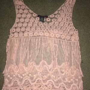 Laced tank top